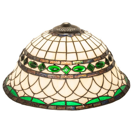 Meyda Tiffany 160087 Tiffany 23" Tall Lamp Shade - Mahogany Bronze