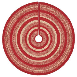 Contemporary Christmas Tree Skirts by Appleseed Primitives