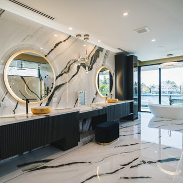 Double the Style: Fort Lauderdale Bathroom Double Sinks & Vanity Cabinetry
