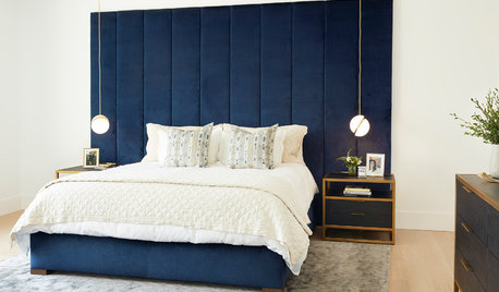 Idea to steal: Eine Polsterwand im Schlafzimmer