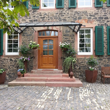 Eiche massiv Haustür nach historischem Vorbild