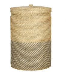 John Lewis Two Tone Laundry Basket - Utility Room Products