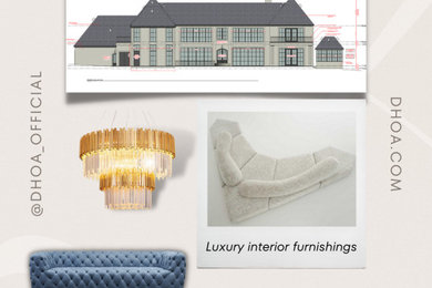 Luxury interiors for a custom home