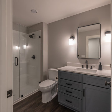 Family-Friendly Basement Remodel with Custom Features