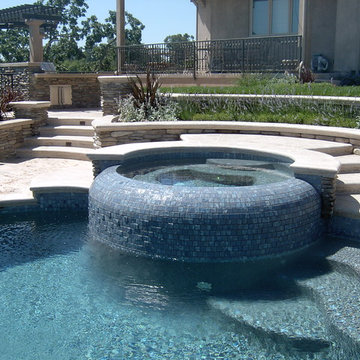 Contemporary French Country Hillside