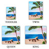 Strand Chairs on Caribbean Twill Duvet Cover, King Duvet 88"x104"