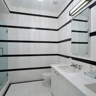 Black And White Modern Bathroom Ideas Houzz