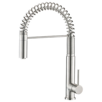 Isenberg K.1230 Dixie Dual Spray Stainless Steel Kitchen Faucet With Pull Out