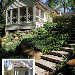 Vixen Hill Cedar Products - Retrofit Porch Enclosure - Before & After view - Products