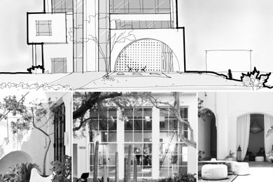 Inspiration for a huge transitional home design remodel in Other