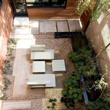 Backyard courtyard