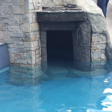 Backyard Boating Gunite Pool with ecoFinish KON