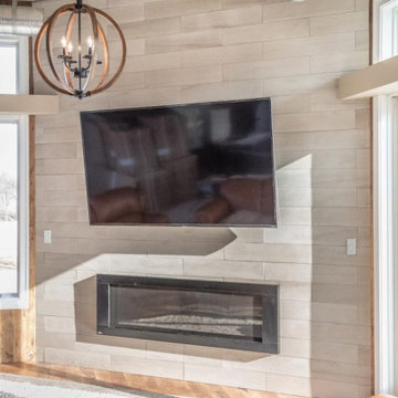 Rhinelander Real Thin Stone Veneer Fireplace