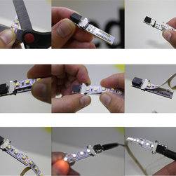 NEW Tiger Paw Solderless Flexible Strip Connectors - Undercabinet Lighting