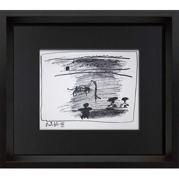 Pablo Picasso Limited Edition Lithograph, 1961, Dated, Justification, Framed