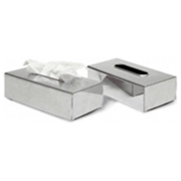 WS Bath Collections Upside 3038 Tissue Box in Polished Chrome