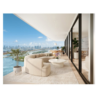 Miami Beach Modern Organic Penthouse - Modern - Balcony - Miami - by ... - Eco Penthouse Essential Oil Poolside