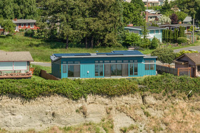 Example of a trendy exterior home design in Seattle