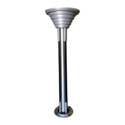 Large Art Deco Revival Machine Age Torch&egrave;re Floor Lamp - Floor Lamps