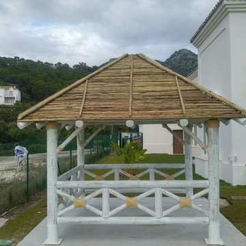 Timber Pergola with Eucalyptus Laths