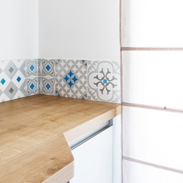Rénovation complète d'un F2 à Paris 19 en collaboration avec Aymeric BAZIN