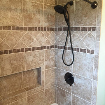 Beautiful Bath Tile Backsplash in North Texas