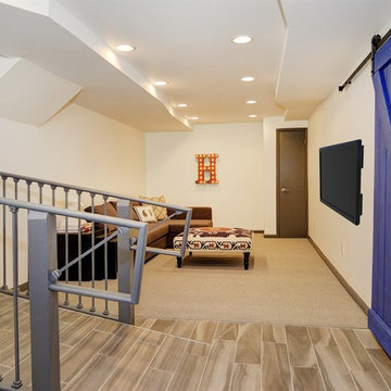 Basement Entertainment Room, South Orange, NJ