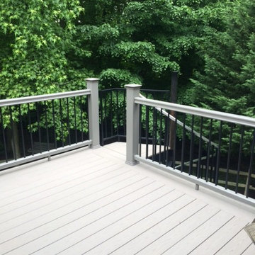 Azek Deck With Spiral StairCase