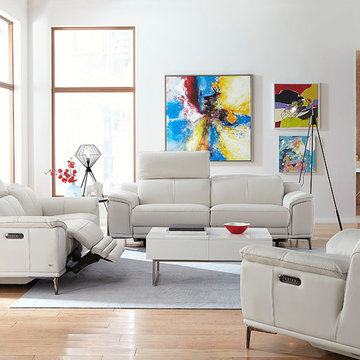 Katherine Power Motion Leather Sofa