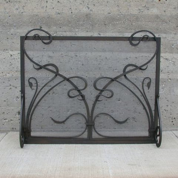 ART NOUVEAU FIRE SCREEN