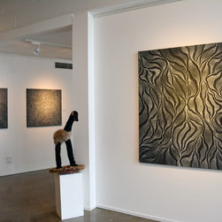 Monochrome Exhibition 2017 - (r) Anna Price Petyarre 'My Country' 150 x 150cm - Products
