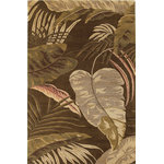 KAS Rugs & Home - Havana 2615 Mocha Rainforest Rug, 3'3"x5'3" - Havana 2615 Mocha Rainforest 3'3"x5'3". Hand-Tufted of 100% Wool with Cotton Backing. Made in India. Vacuum regularly & spot clean stains. Professional cleaning recommended periodically.