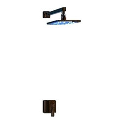 Rivera Oil Rubbed Bronze LED Shower Set M6109DORB - Showerheads And Body Sprays