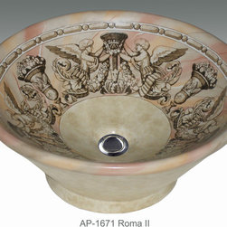 Hand Painted Vessels Sinks by Atlantis - Bathroom Sinks