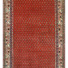 Fine Vintage Distressed Zyaire Red/Beige Rug, 4'4x7'0