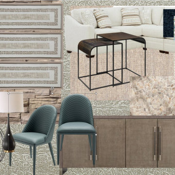 Builder Basic Becomes Transitional Dream Home