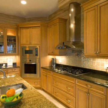 Transitional custom family home