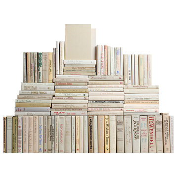 Modern Beach Book Wall, Set of 100