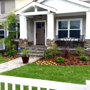 Landscape Renovation including drought resistant plants