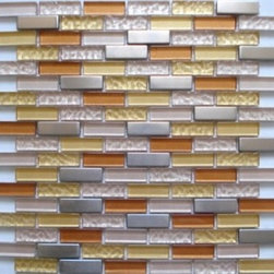Lada Glass and Stainless steel mosaic - Home Decor