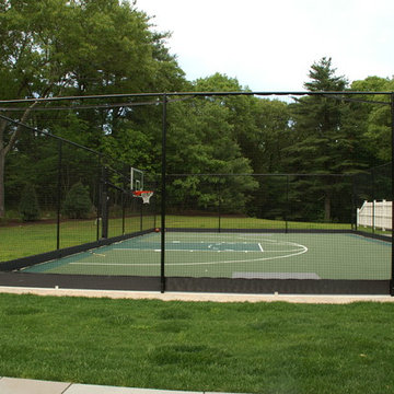Backyard Basketball Courts in Medfield