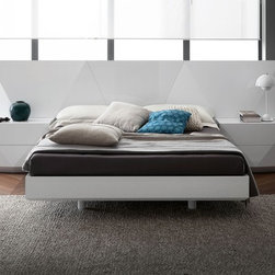 Valitalia Sapphire Bed and Nightstands - Bedroom Furniture Sets