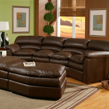 Leather Sofas & Leather Living Room Furniture Sets