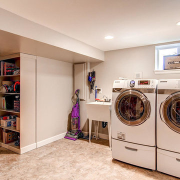 Denver Laundry Room with Utility Sink