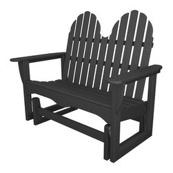 POLYWOOD Classic Adirondack Glider - Outdoor Gliders
