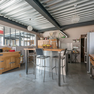 Maison loft dans une ancienne chaudronnerie