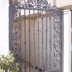 Wrought Iron Exterior Gates - Products
