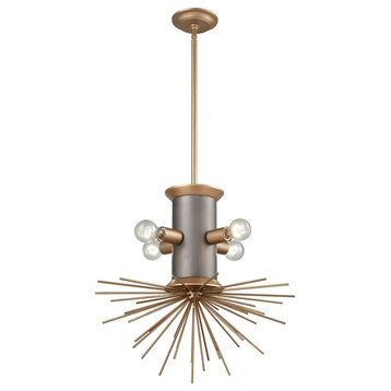 Lucy Spike Four Light Pendant