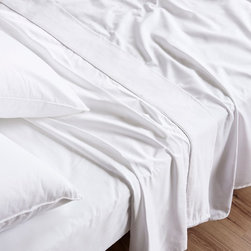 Ice White Sheet Set | Hunting For George - Sheet And Pillowcase Sets