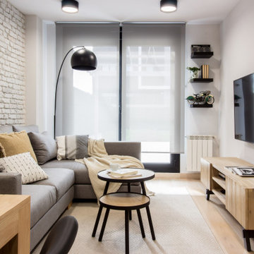 Diseño de interiores y reforma parcial de apartamento en Santander ( Cantabria)
